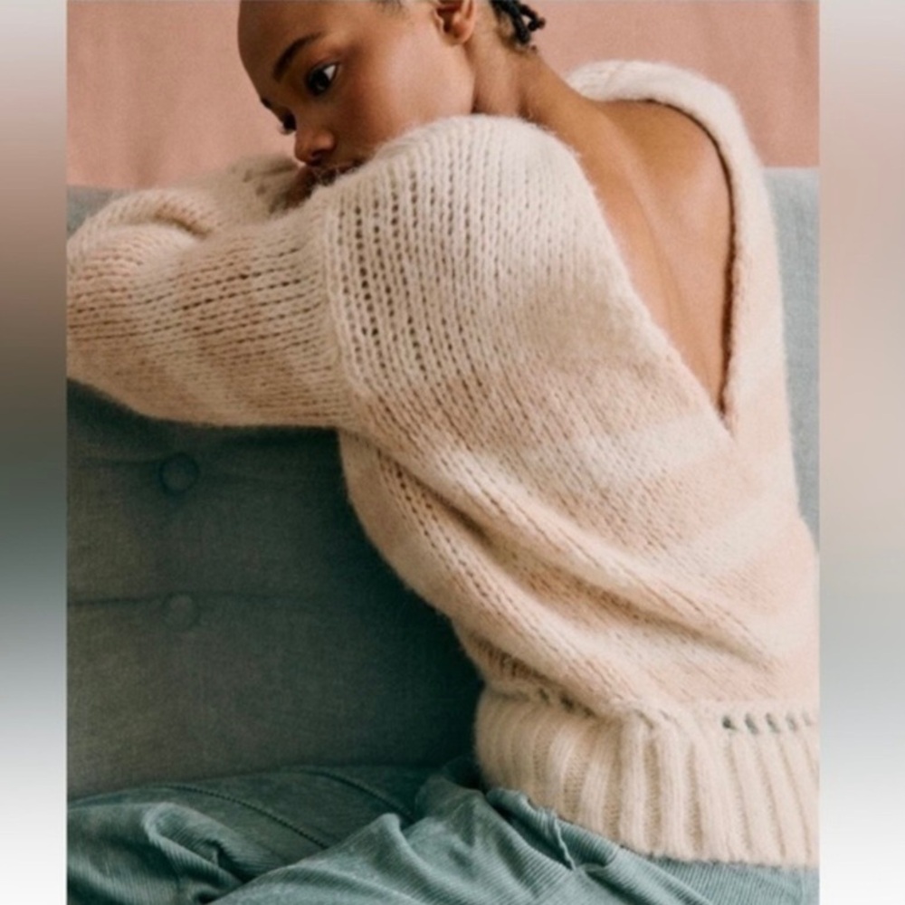 🌿|NWT| Sézane Lysandre Jumper in Ecru